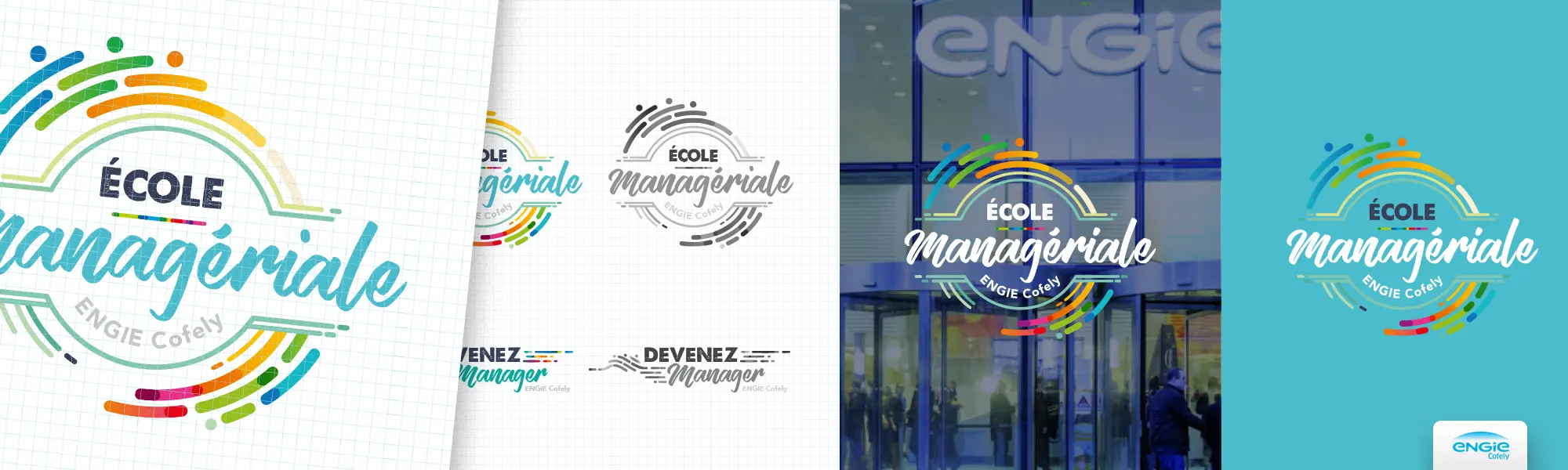Engie Cofely, identité visuelle École managériale