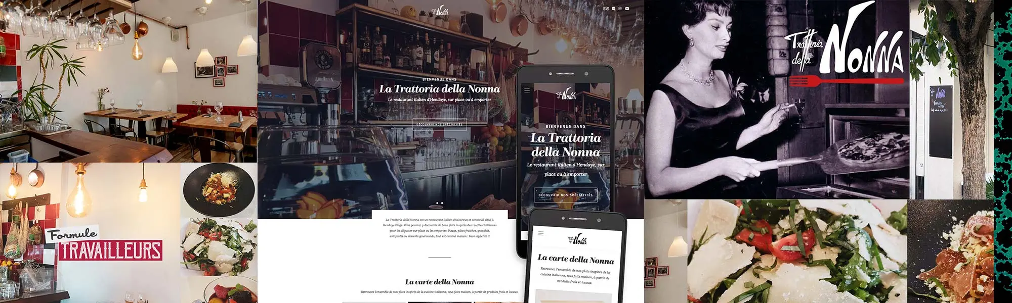 Trattoria della Nonna, développement des sites