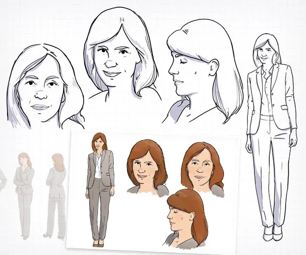 Saint-Gobain, Set d'illustrations de formation