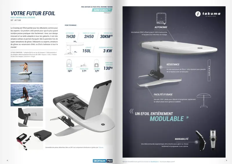Catalogue de l’Efoil – DECATHLON |  Takuma